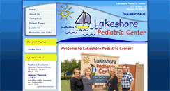 Desktop Screenshot of lakeshorepediatric.com